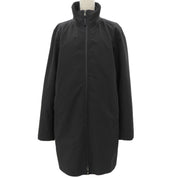 2008 Nylon Logo Zip-Up Coat #48 Black