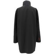 2008 Nylon Logo Zip-Up Coat #48 Black