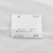 ノバチェックトリムデザイン半袖Tシャツ #M ホワイト
