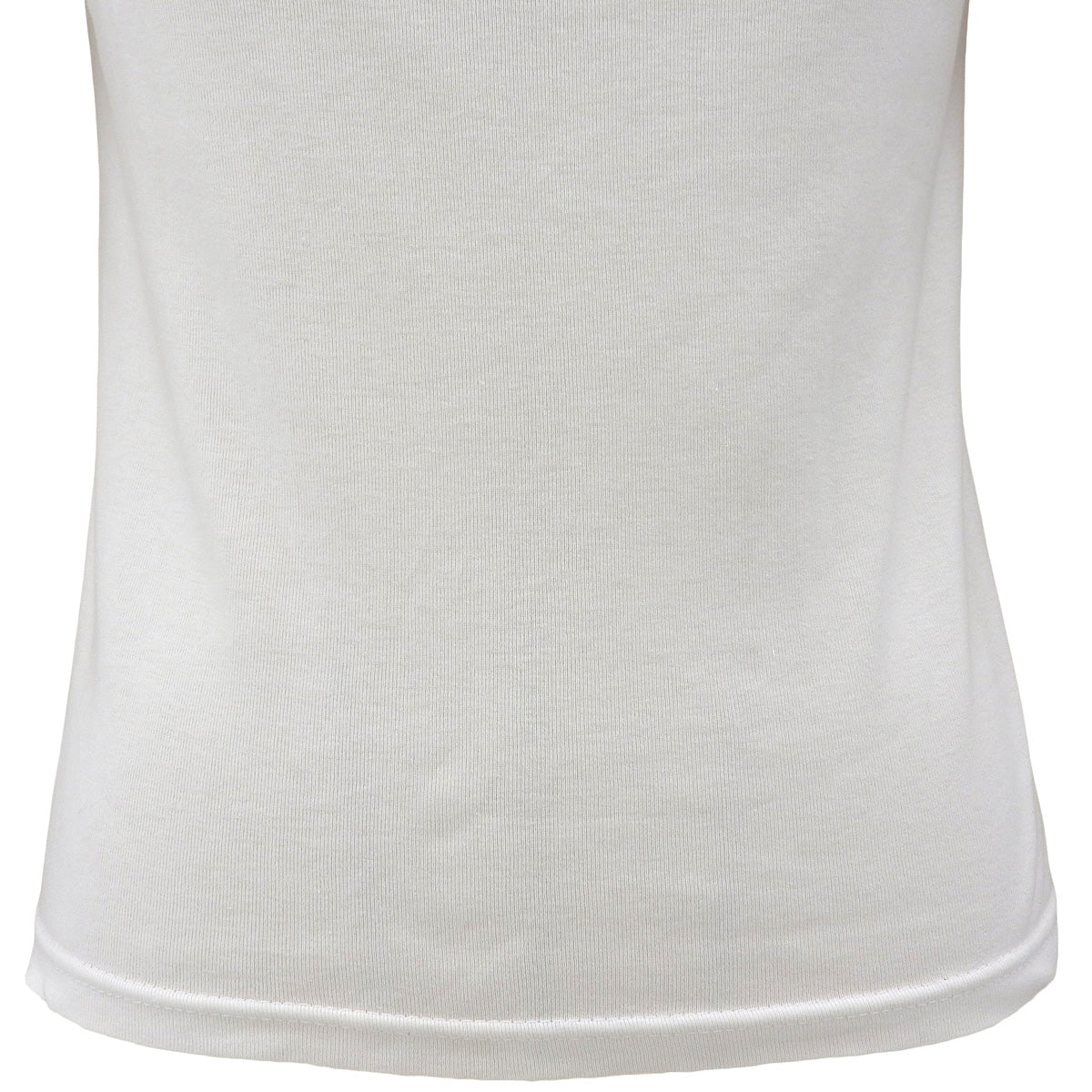 ノバチェックトリムデザイン半袖Tシャツ #M ホワイト