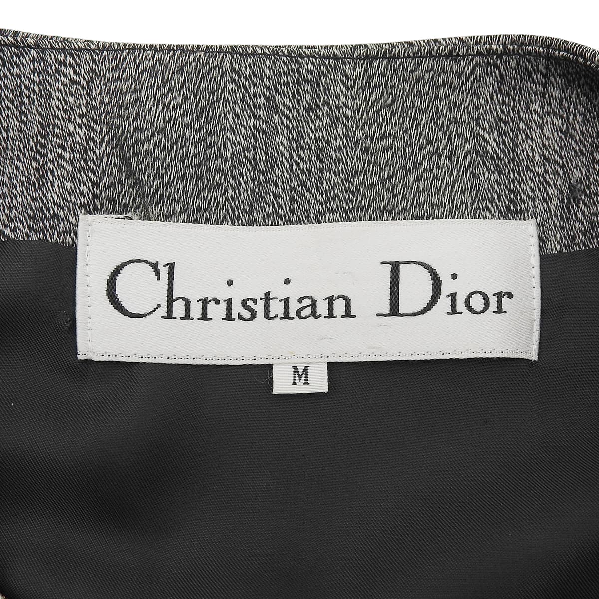 Striped Pattern Jacket #M Gray