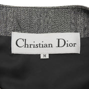 Striped Pattern Jacket #M Gray