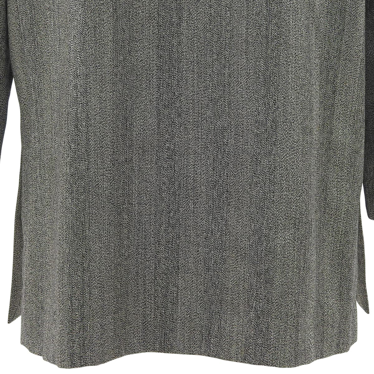 Striped Pattern Jacket #M Gray