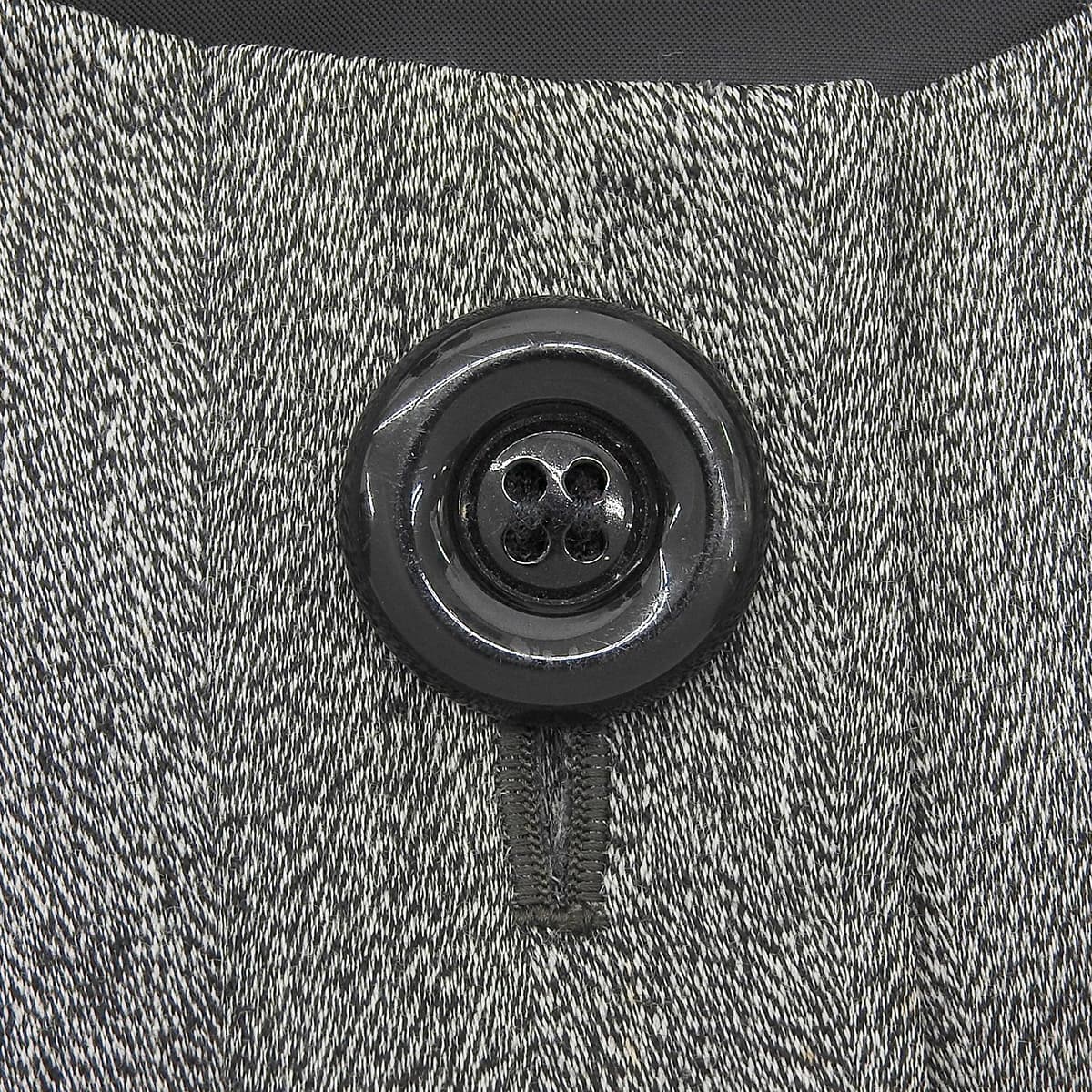 Striped Pattern Jacket #M Gray