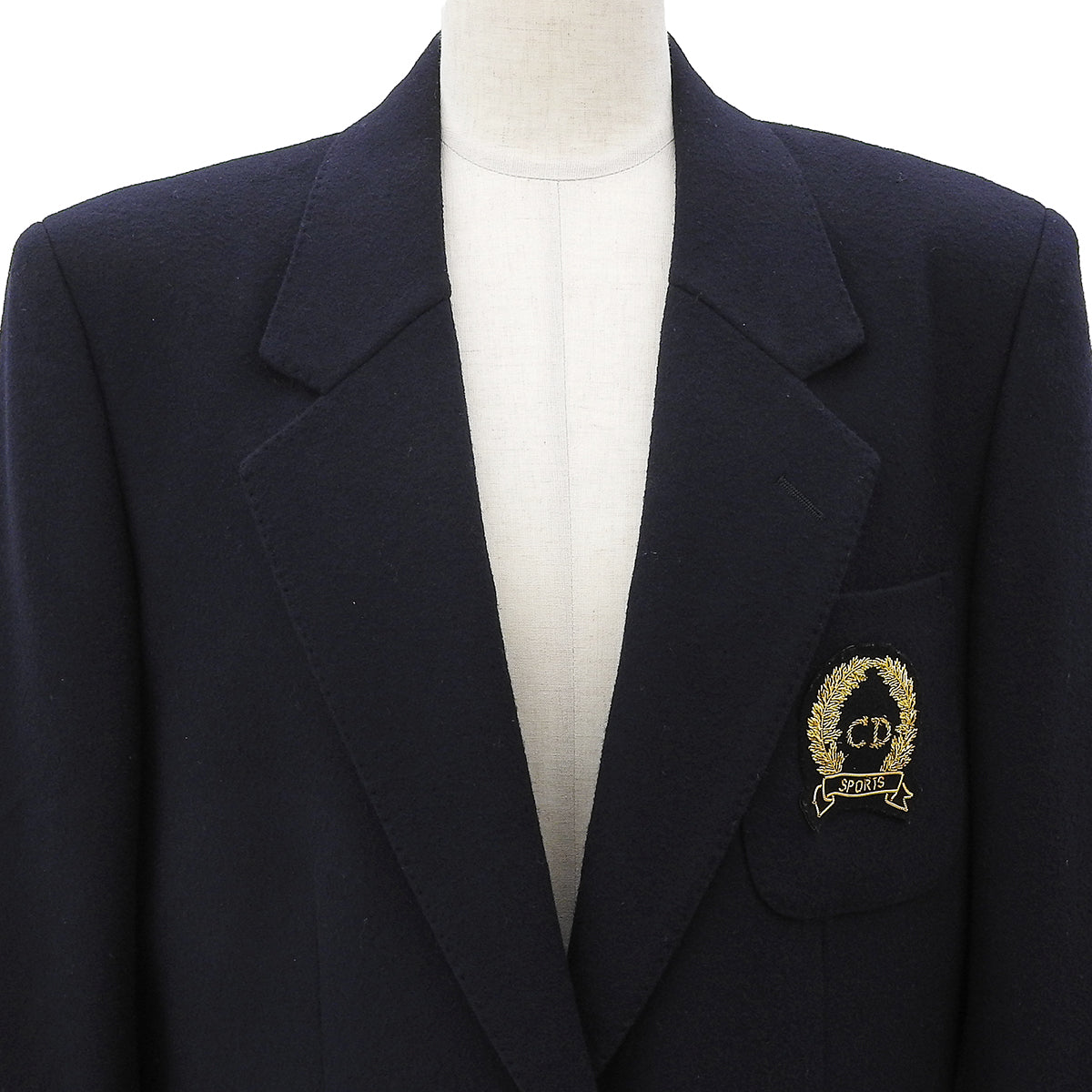 Logo Emblem Jacket #S Navy