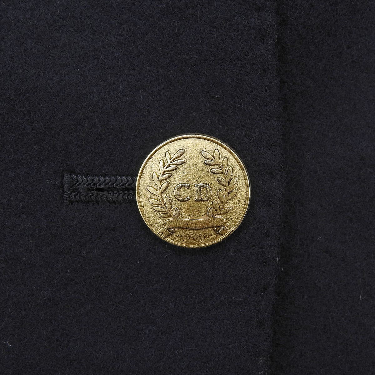 Logo Emblem Jacket #S Navy