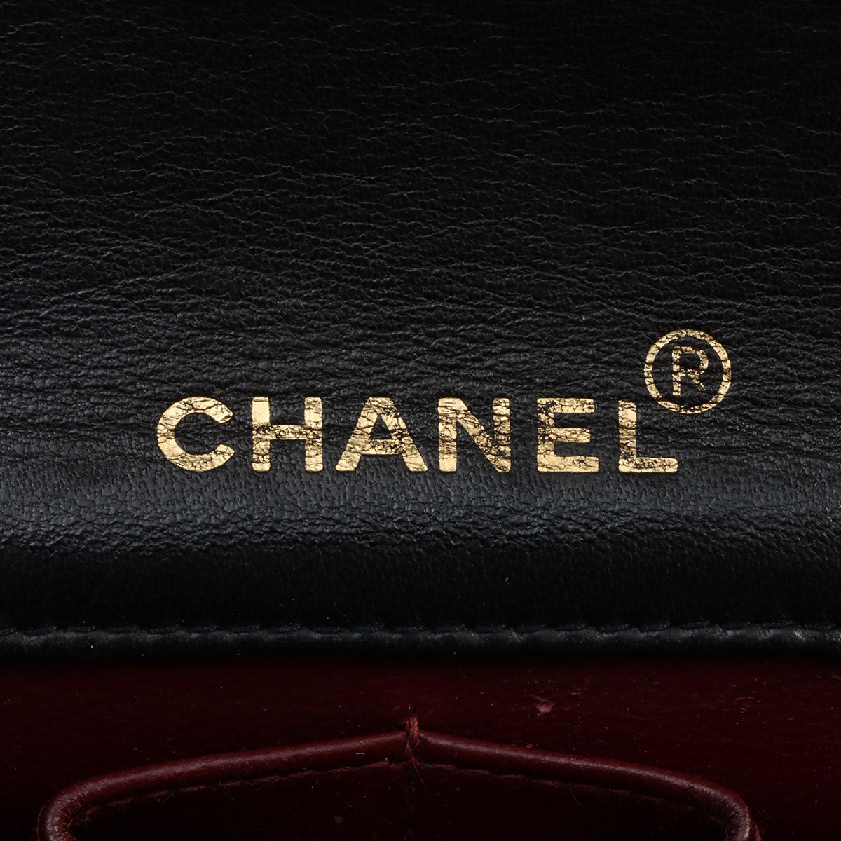 Circa 1990 Chanel CC Mark Plate Full Flap Chain Shoulder Bag Mini Black