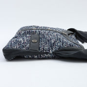 Circa 2015 Chanel Jacket Motif Girl Shoulder Bag in Navy/Black/Multi