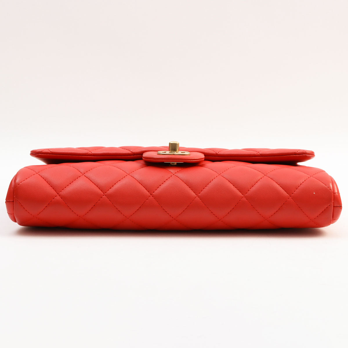 Matelassé Stitch CC Turnlock Chain Bag, Red, circa 2013