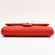 Matelassé Stitch CC Turnlock Chain Bag, Red, circa 2013