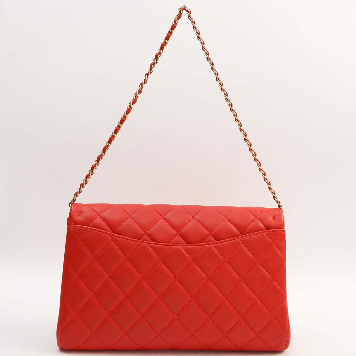 Matelassé Stitch CC Turnlock Chain Bag, Red, circa 2013