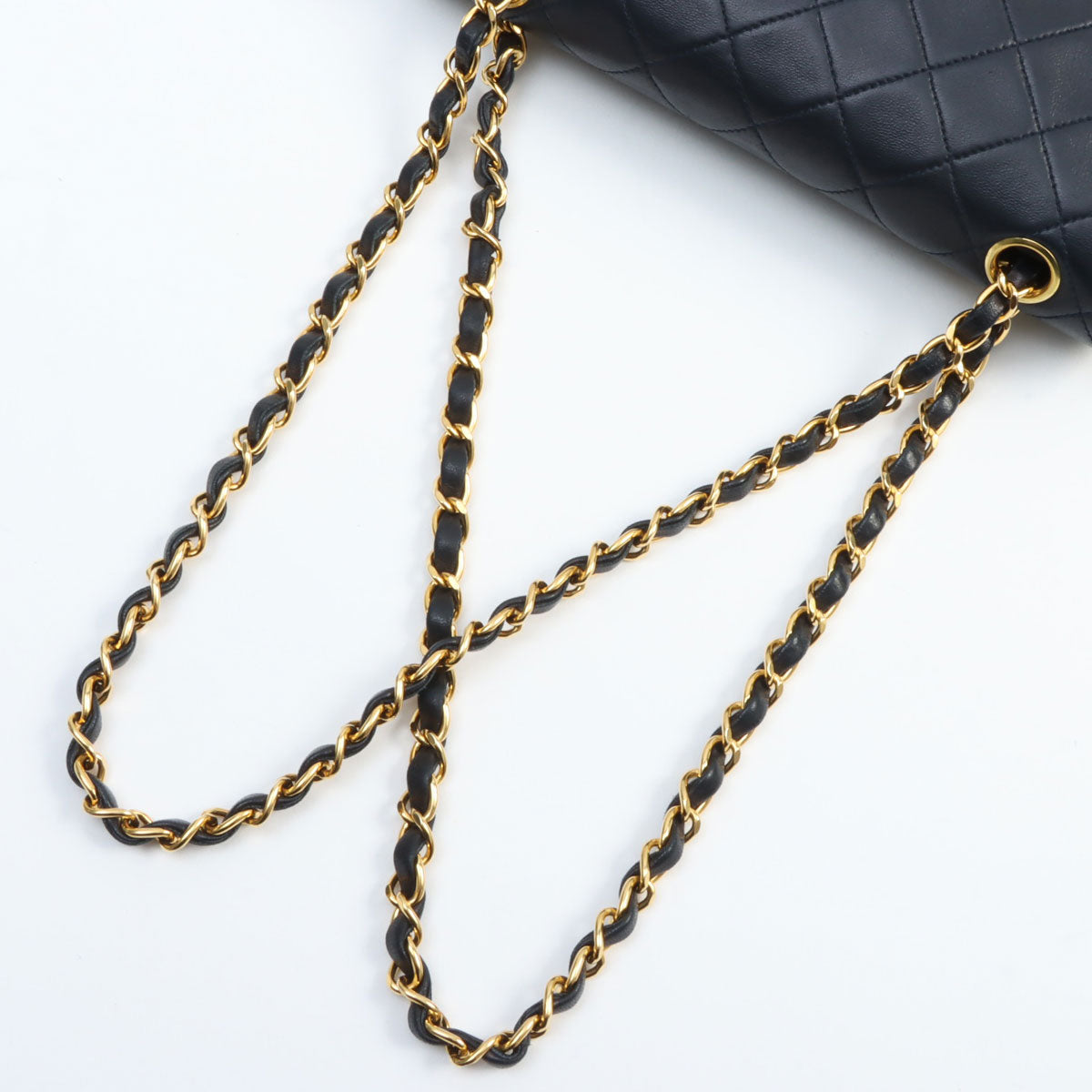 Circa 1992 Classic Flap Chain Bag 23cm Navy