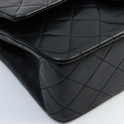 1990's Classic Flap Chain Bag 23cm Black