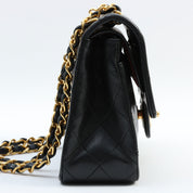 1990's Classic Flap Chain Bag 23cm Black