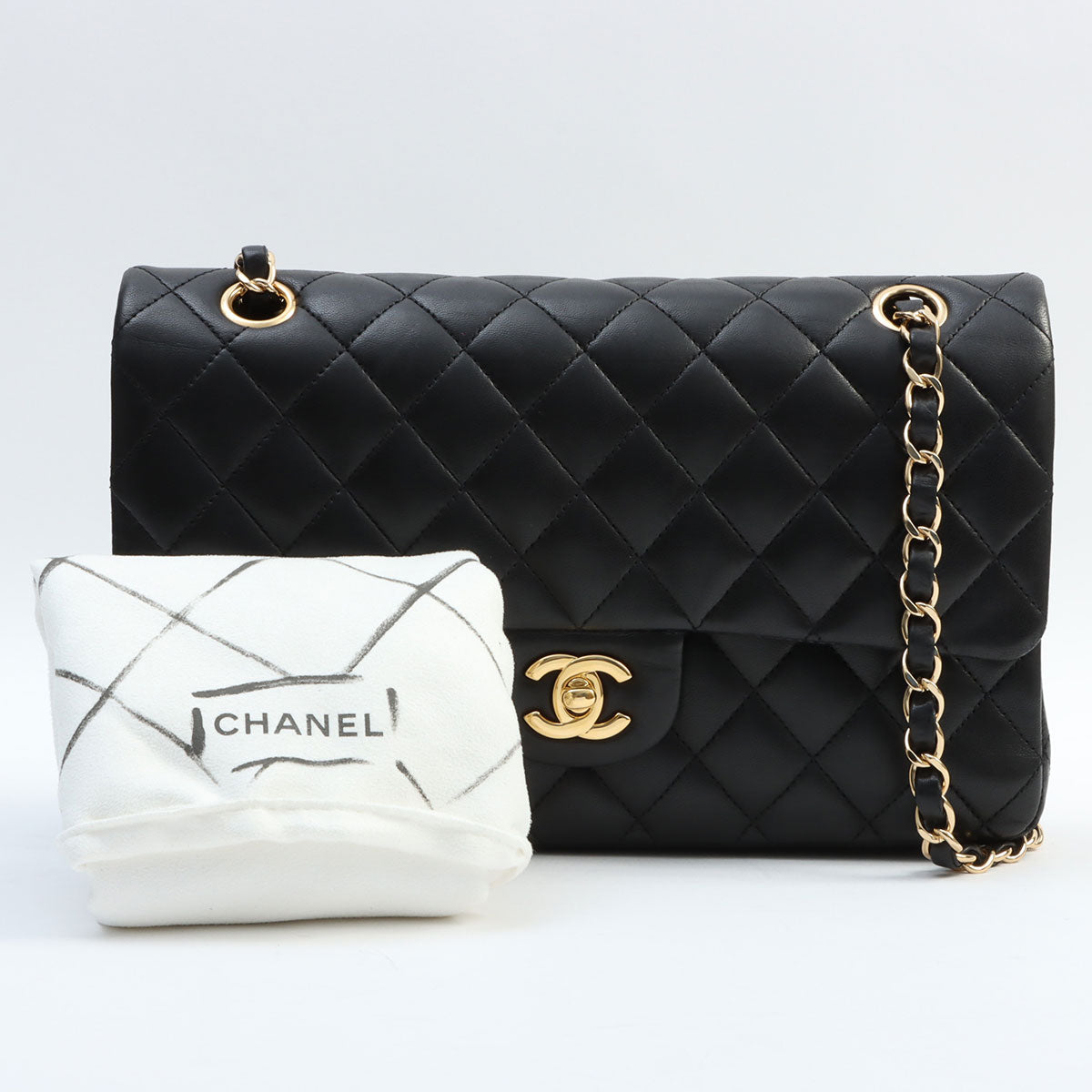 2012 Classic Flap Chain Bag 25cm Black