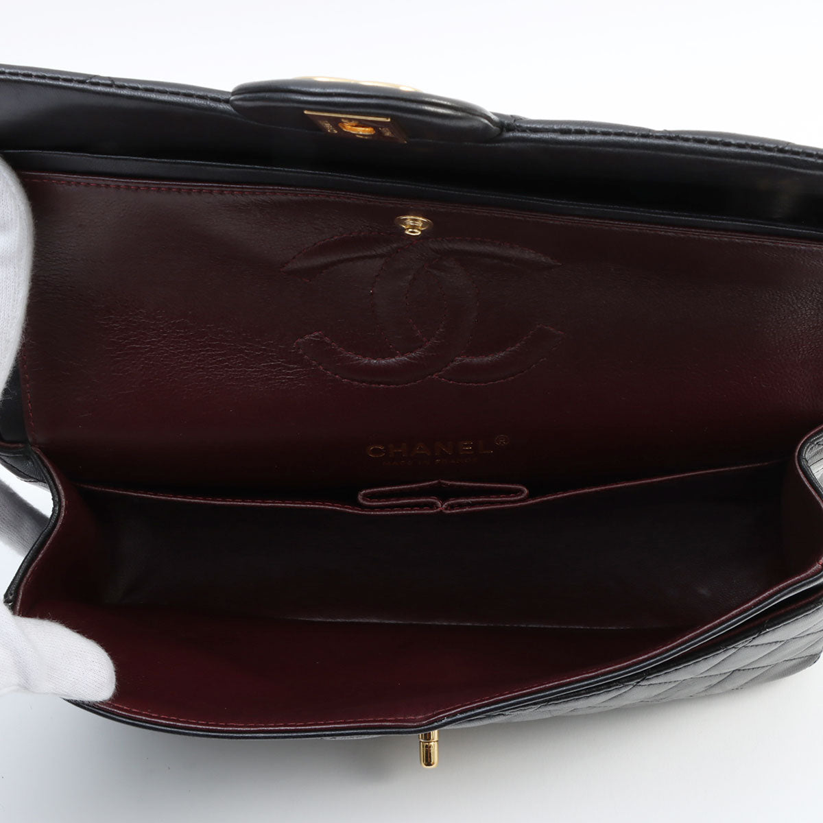 2012 Classic Flap Chain Bag 25cm Black