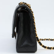 Classic Flap Chain Bag 25cm (circa 1992), black