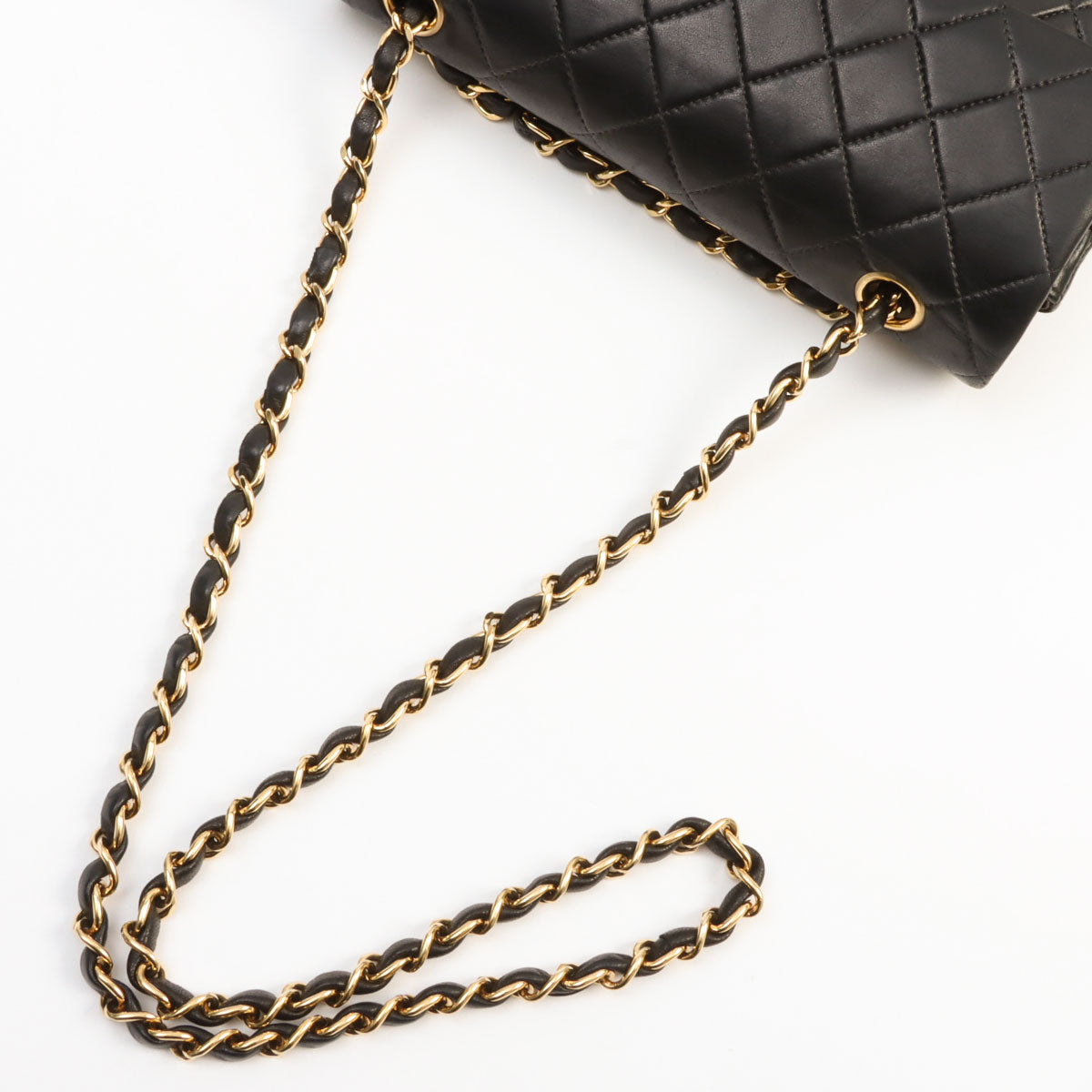 Classic Flap Chain Bag 23cm, made around 2001, black