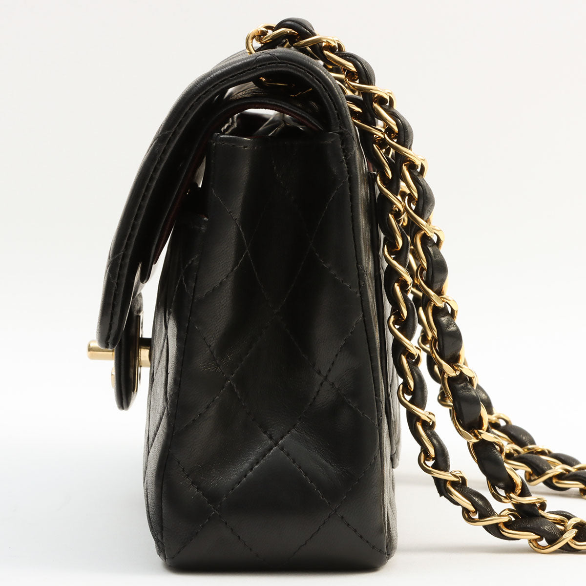 Classic Flap Chain Bag 23cm, made around 2001, black