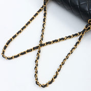 Classic Flap Chain Bag 25cm (circa 1992), black