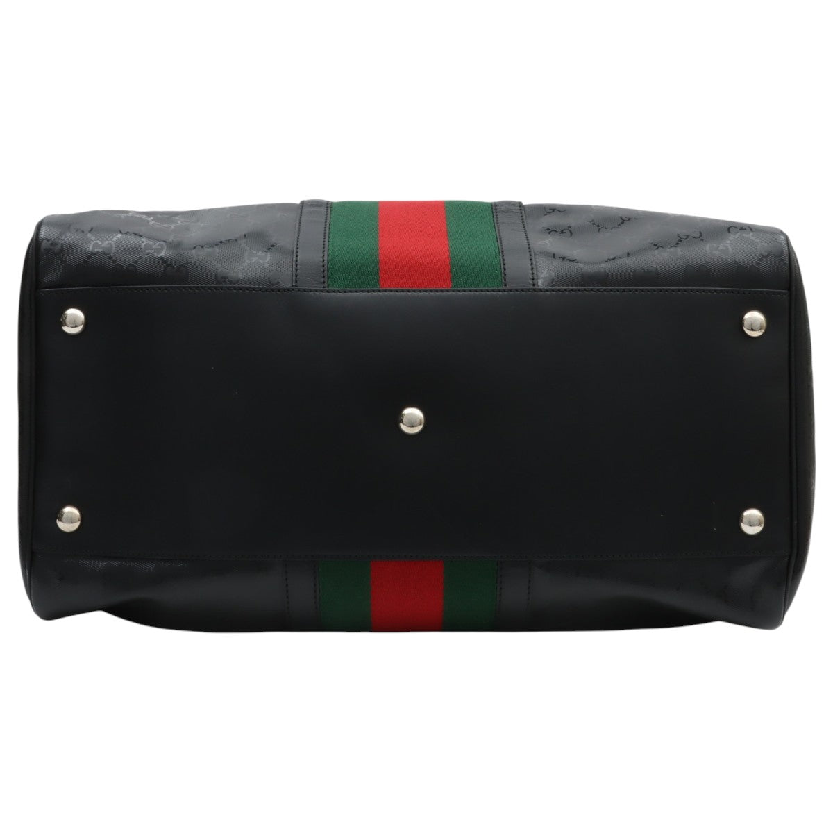GG Imprimé Sherry Line Boston Bag Black