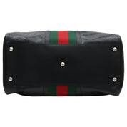 GG Imprimé Sherry Line Boston Bag Black