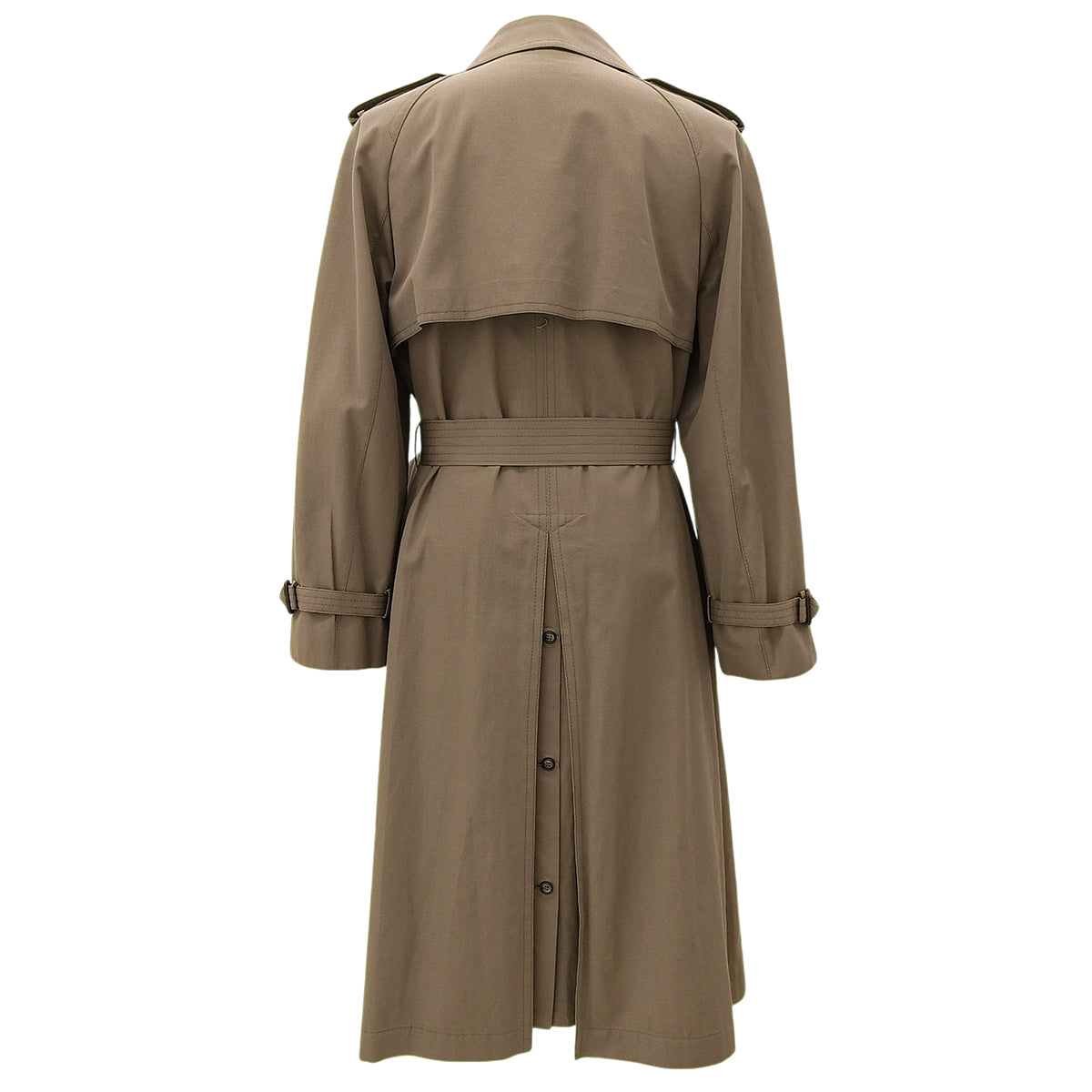 Wool trench coat #L Brown
