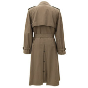 Wool trench coat #L Brown