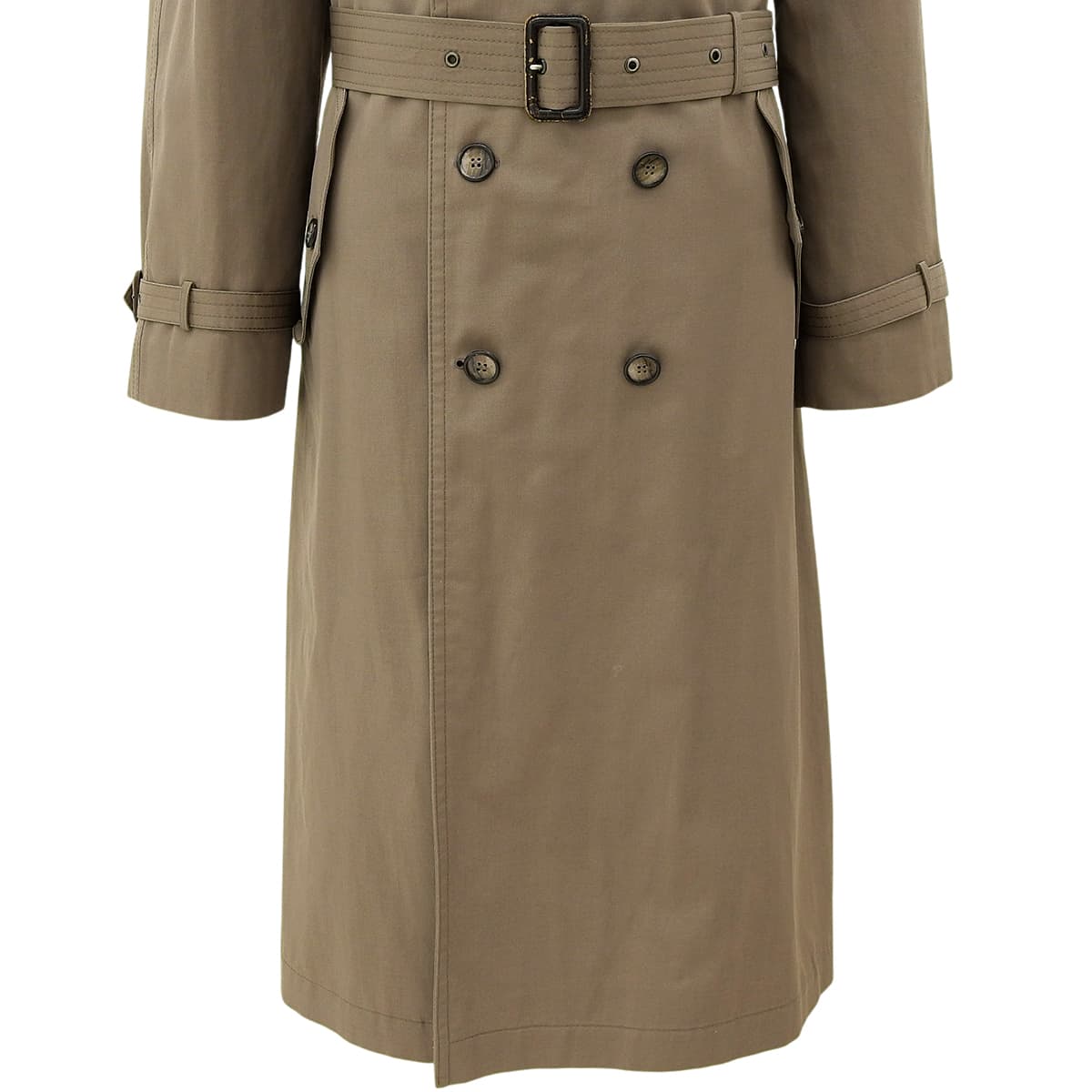 Wool trench coat #L Brown