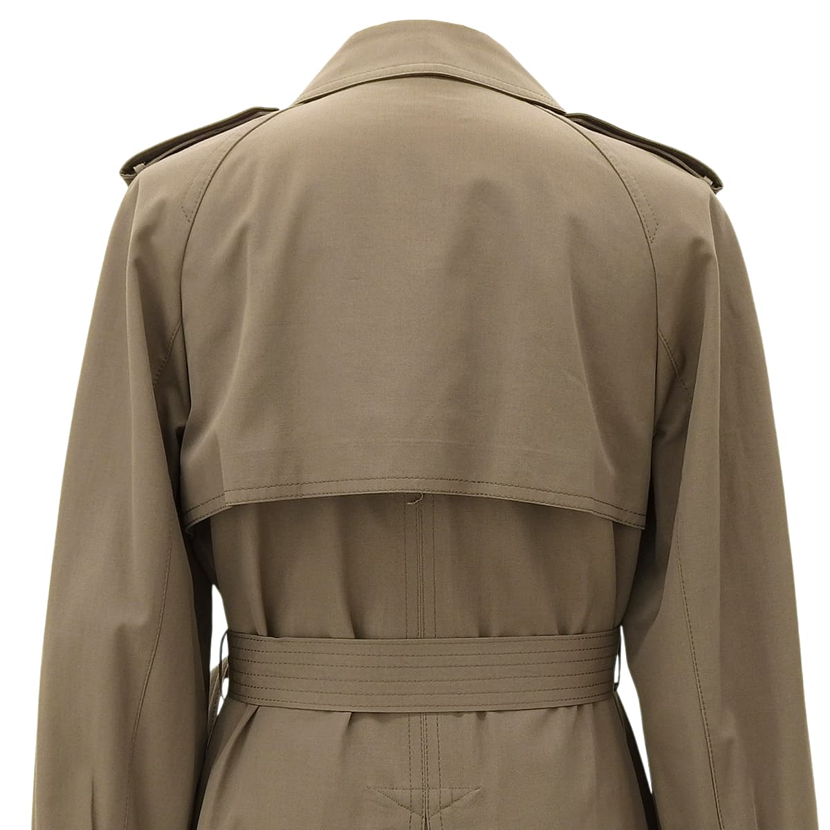 Wool trench coat #L Brown