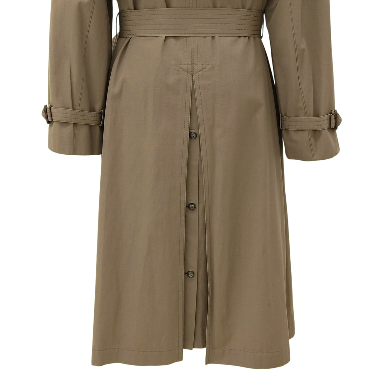 Wool trench coat #L Brown