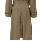 Wool trench coat #L Brown