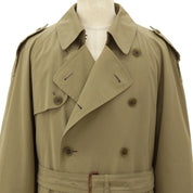 Nova Check Lined Trench Coat #6 Khaki