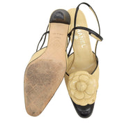 Camelia CC Mark Mules #36.5 Beige/Black