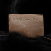 Faux Shearling Coat #38 Black