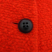 Tweed collarless jacket #9 Red