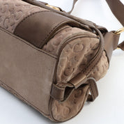 C Macadam One Shoulder Bag Brown