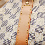 2007年产 路易威登Damier Azur帆布Keepall Bandouliere 55 旅行袋