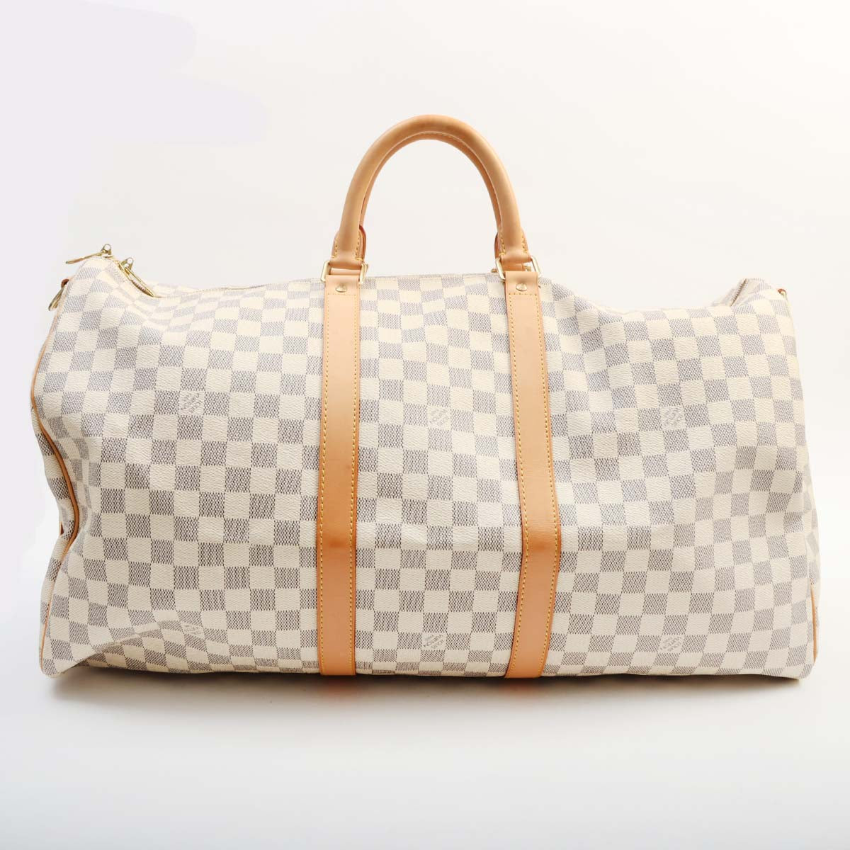 2007年产 路易威登Damier Azur帆布Keepall Bandouliere 55 旅行袋