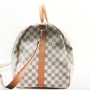 2007年产 路易威登Damier Azur帆布Keepall Bandouliere 55 旅行袋