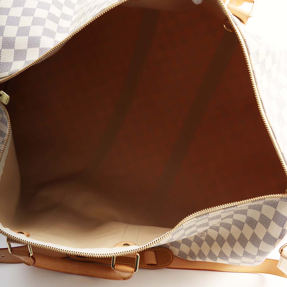 2007年产 路易威登Damier Azur帆布Keepall Bandouliere 55 旅行袋