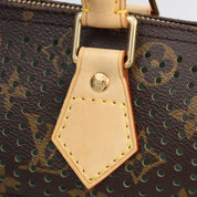 2006 Canvas Monogram Perfo Speedy 30 Brown/Vert