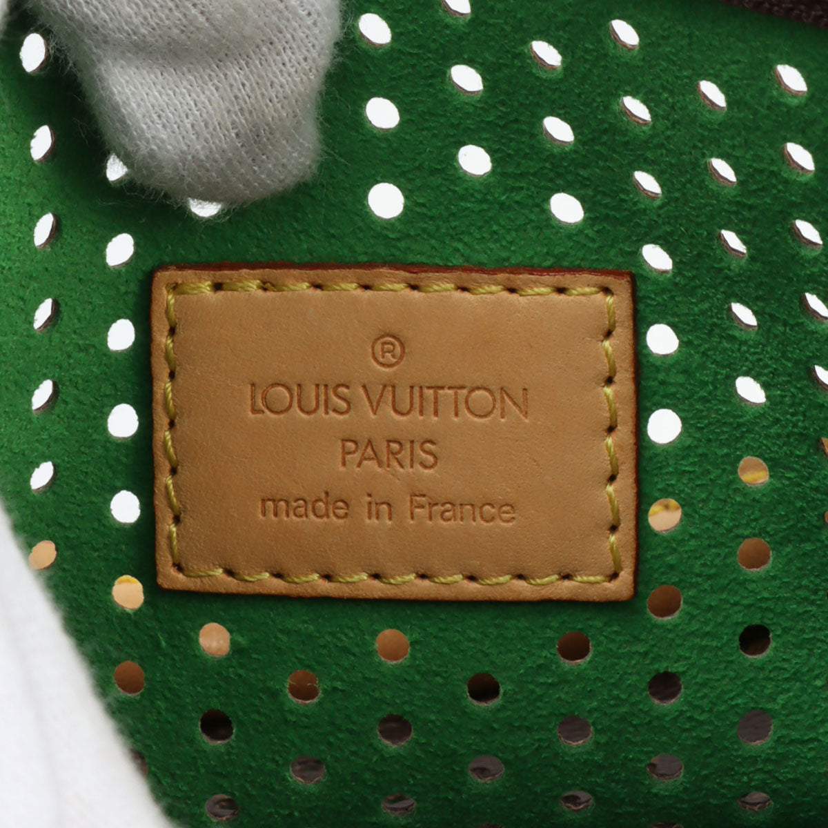 2006 Canvas Monogram Perfo Speedy 30 Brown/Vert