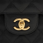 2014-ish Caviar Leather Classic Flap Chain Bag 30cm Black