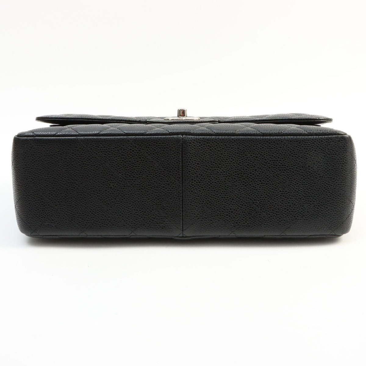 2013-era Caviar Skin Classic Flap Chain Bag 30cm Black