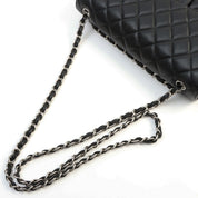 2013-era Caviar Skin Classic Flap Chain Bag 30cm Black