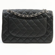 2013-era Caviar Skin Classic Flap Chain Bag 30cm Black