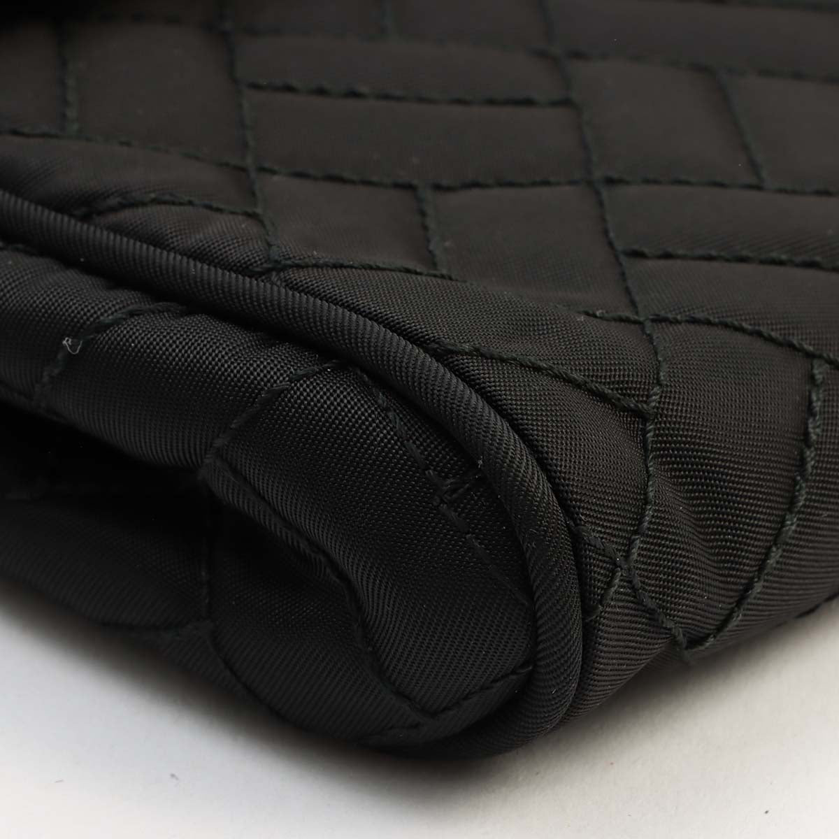 Nylon Logo Plate 2-Way Bag Black