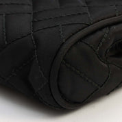 Nylon Logo Plate 2-Way Bag Black
