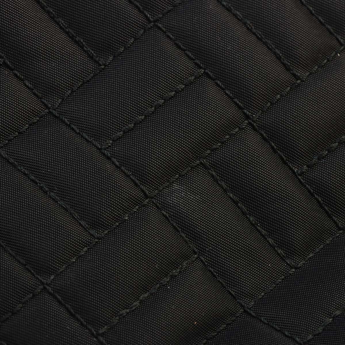 Nylon Logo Plate 2-Way Bag Black